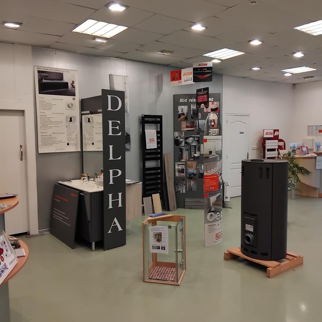 Showroom : poêle, meubles de salle de bains, radiateurs sèche-serviettes